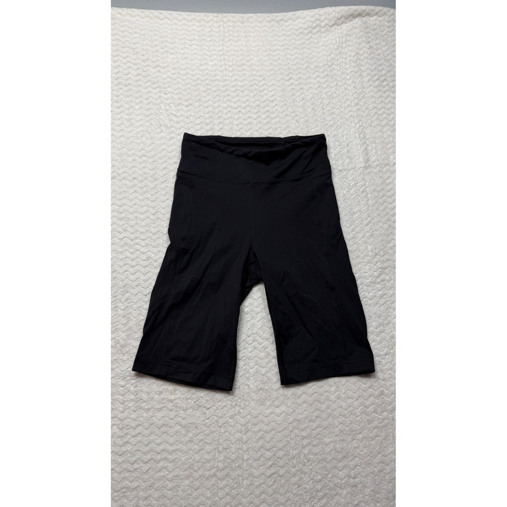 Lululemon Fast and Free High-Rise Short 10 Nulux Black W7AOFS Womens Size 6